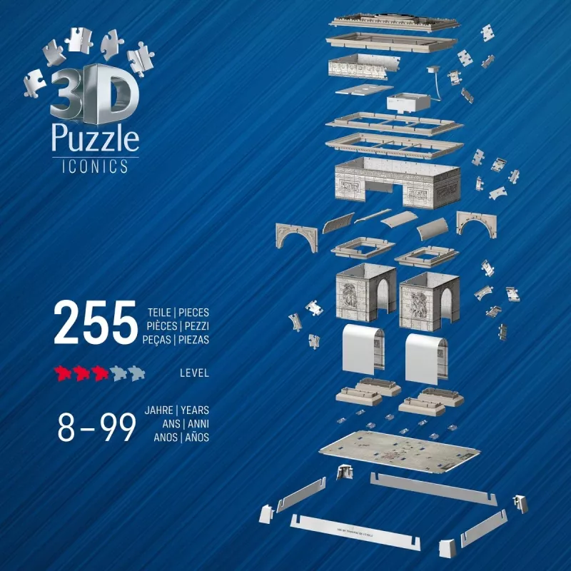 Puzzle 3D Ravensburger 12008029 edifício 269 mm x 239 mm