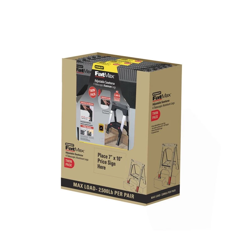 Stanley FatMax 1-92-980 cavaletes, par, carga até 1135 kg, preto