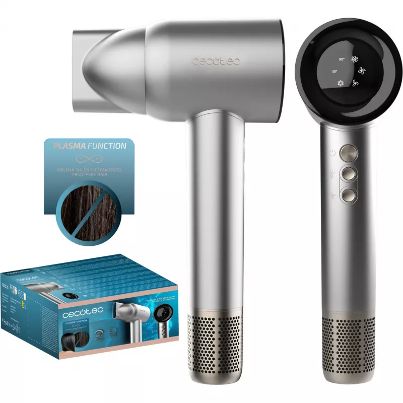 Secador de cabelo Cecotec IoniCare RockStar Nano IonTech 1600W alumínio