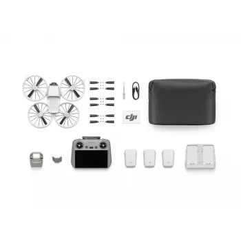 Quadricóptero DJI Flip Fly More Combo RC 2 — 4 rotores, câmara de 48 MP, 3840×2160, velocidade máx. 16 m/s, alcance 14000 m