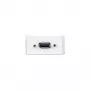Placa de parede Vivolink WI221268 com tomada DisplayPort, branca