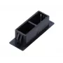 Tampa para patch panels Extralink SC duplex, preto, ABS