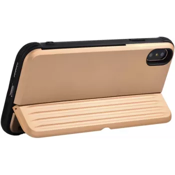 Capa de proteção Devia H-Card Series para iPhone XS/X 5,8 polegadas, dourada