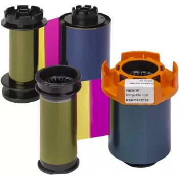 Evolis High Trust - cor (ciano, magenta, amarelo, preto) - fita (cor) (RT4F101E100)