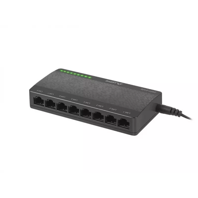 Switch LANBERG DSP1-0108 Lanberg Switch DSP1-0108 8-Port 100MB/S Desktop
