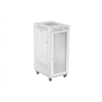 Armário rack Lanberg FF01-6827-23SL 27U rack de chão cinzento