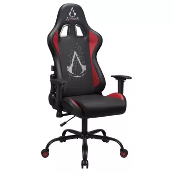 Cadeira de escritório Subsonic SA5609-AC1 assento acolchoado encosto acolchoado preto vermelho