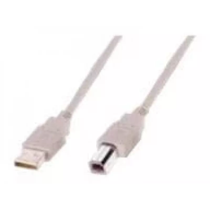 Cabo de ligação USB Assmann. tipo A - B M/M. 1,8 m. Compatível com USB 2.0. UL. be (AK-300102-018-E)