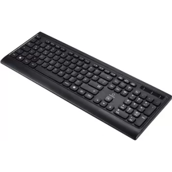 Teclado sem fios Renkforce RF-5799534 Alemão, QWERTZ Preto (RF-5799534)
