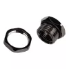XSPC G1/4 Conector passa-divisória para caixa, Cromado preto