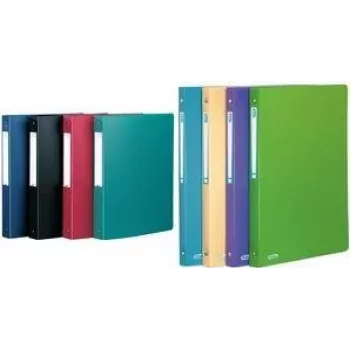 Dossier de argolas Oxford Memphis A4 preto azul verde vermelho