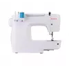 Máquina de costura semiautomática SINGER M2105 – 8 pontos, casa de botão em 4 passos, braço livre, elétrica, branca