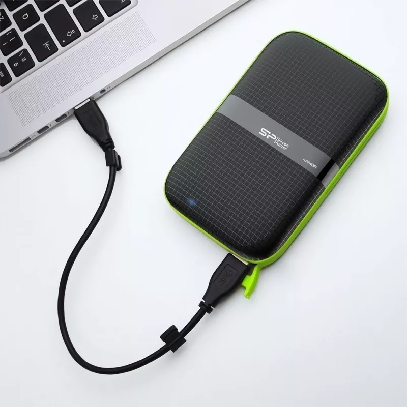 Disco externo Silicon Power Armor A60 2000 GB Preto