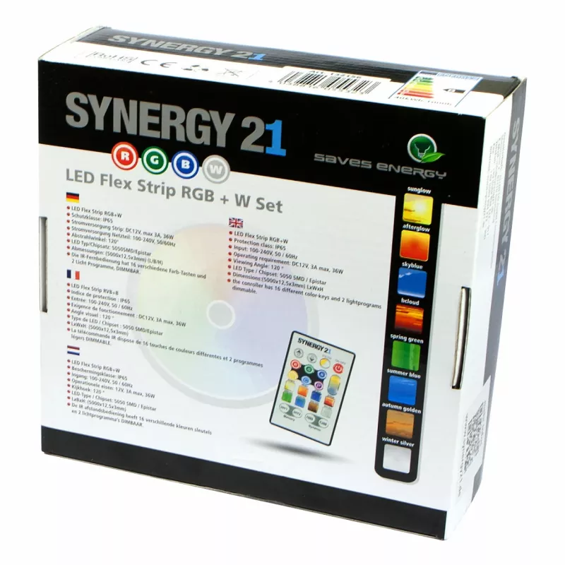 Synergy 21 Fita Flex LED 5050 - 30 RGB-W DC12V conjunto completo V2