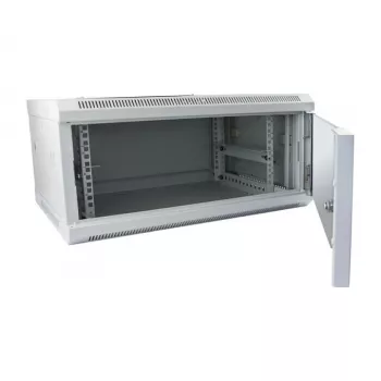 Armário de rack de parede ALLNET ALL-SMC6409GRAU — capacidade 9U, 50 kg, fechadura com chave, cinzento