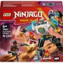 LEGO NINJAGO conjunto 71827 Mech de combate do Zane, 92 peças, 2 minifiguras, altura 100 mm, idade 6+