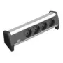 Régua de tomadas Bachmann DESK 1 3m 4 tomadas AC preto cinzento