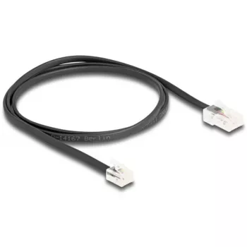 Cabo de rede DeLOCK 88035 RJ45 para RJ11 1m preto
