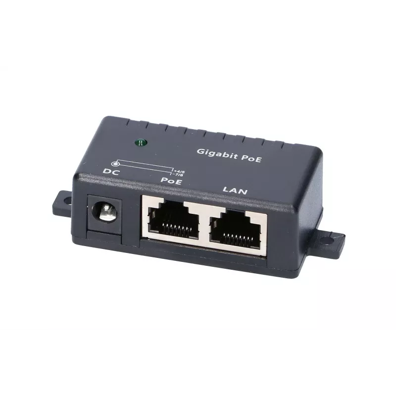 Injetor PoE Gigabit Extralink 1 porta, 1x 1000Mb/s RJ45, Cube