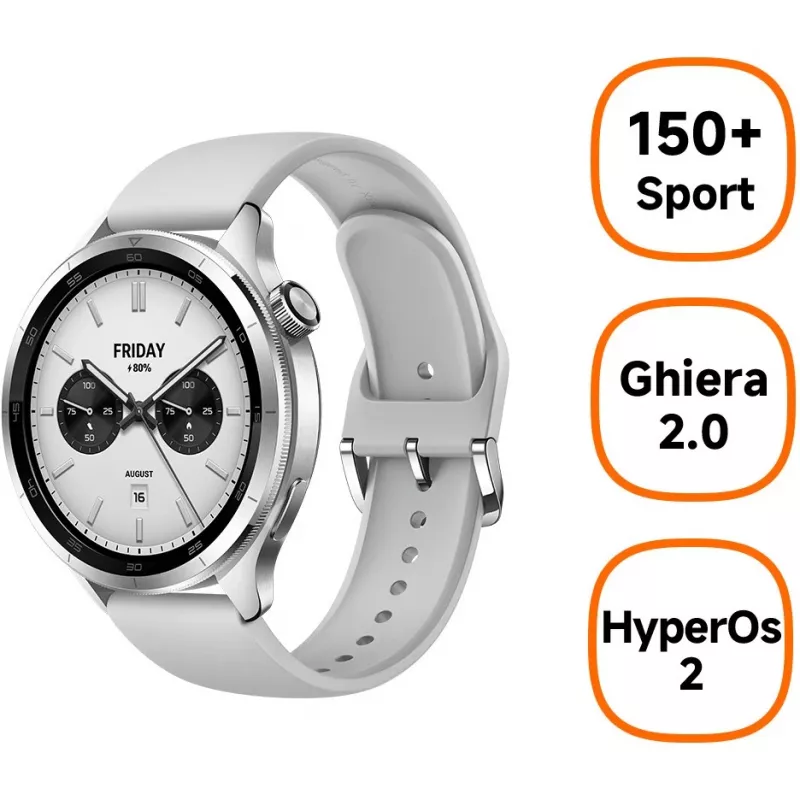 Smartwatch Xiaomi Watch S4 prateado