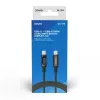 Savio CL-174 cabo USB-C para USB-C, 100 W, Power Delivery/Quick Charge, visor digital, 1 m, verde