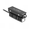 Dissipador de calor DELOCK 18460 para M.2 SSD 2280 — alumínio/cobre, RGB 5V, preto