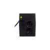 Fonte de alimentação ininterrupta DIGITUS Line-Interactive DN-170064-B 800 VA (480 W), AVR, LCD, torre, 2 saídas AC, tipo F