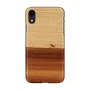 Capa para telemóvel man and wood para iPhone XR — preto, capa protetora soft-shell