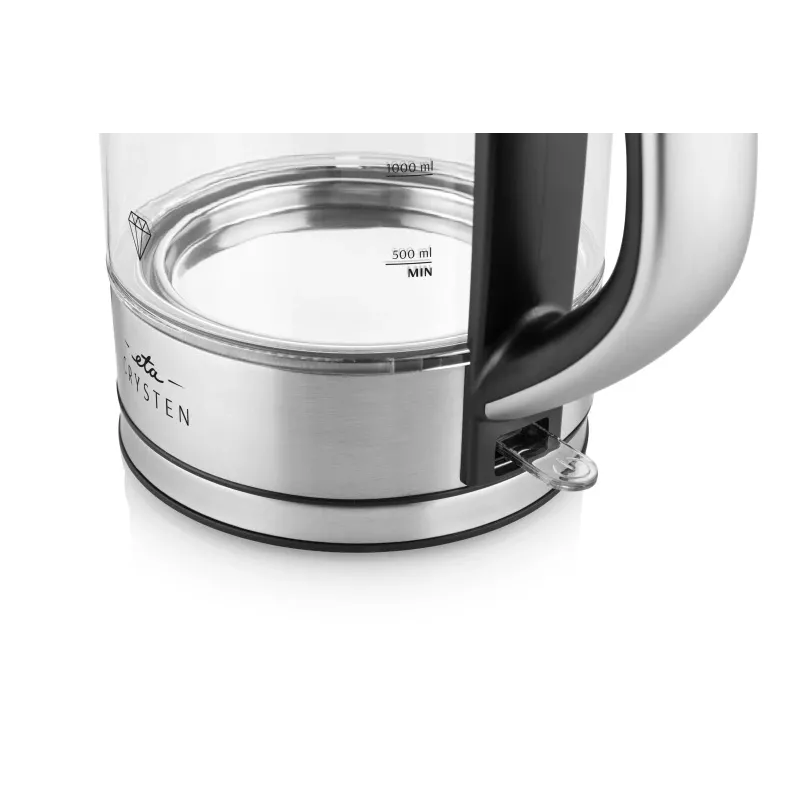 ETA Chaleira elétrica | ETA415490000 Crysten | Elétrica | 2100 W | 1,7 L | Vidro | Base rotativa 360° | Vidro