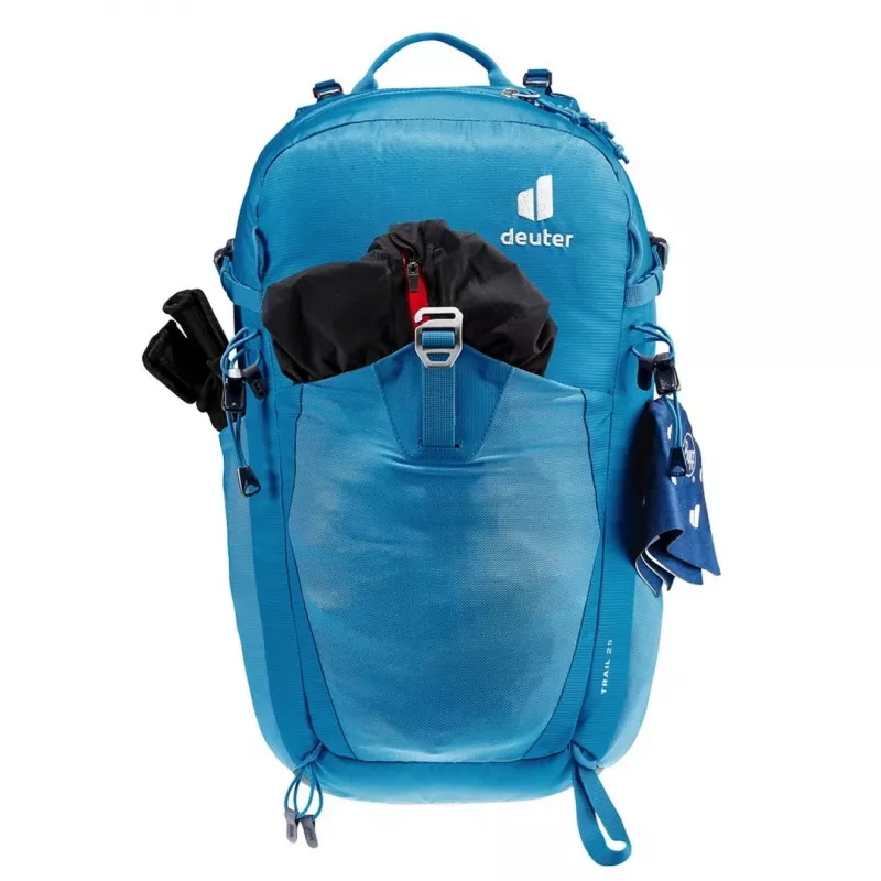 Mochila DEUTER Trail 25 mochila de caminhada diária, 25 L, poliéster, capa de chuva, cinto de cintura