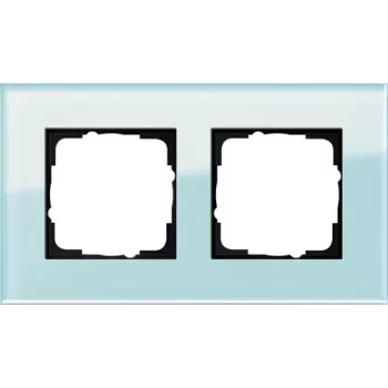 GIRA moldura 2 módulos Esprit, Standard 55, System 55 menta 021218