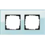GIRA moldura 2 módulos Esprit, Standard 55, System 55 menta 021218
