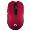 Rato sem fios RF silencioso DEFENDER Gassa MM-105 — ambidestro, 1600 DPI, 2,4 GHz, recetor nano USB