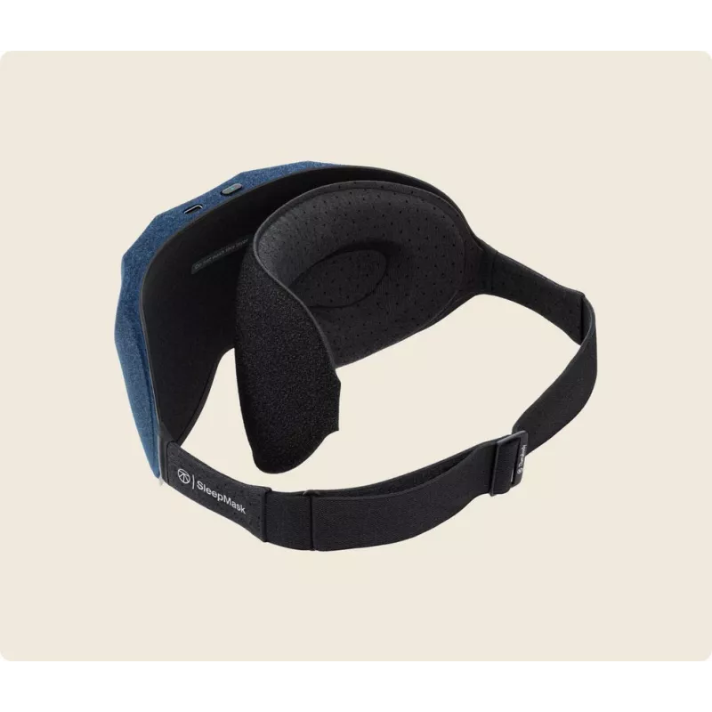 Massajador Therabody SleepMask rosto preto, azul