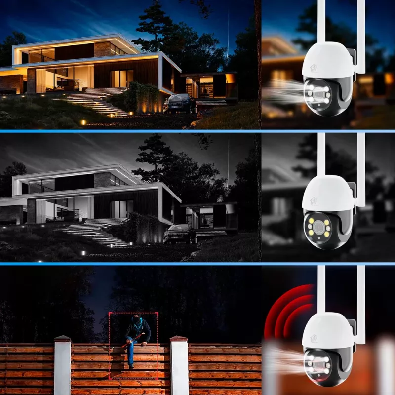 Câmara de vigilância exterior Extralink Perun EOC-268 | Câmara IP | 1296p, PTZ