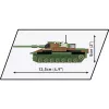 Conjunto de construção Cobi modelo de tanque Leopard I — 147 peças, a partir de 6 anos, castanho/verde