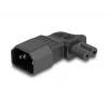 Fonte de alimentação DeLOCK 80473 C14 para C7 2,5A 90° preto