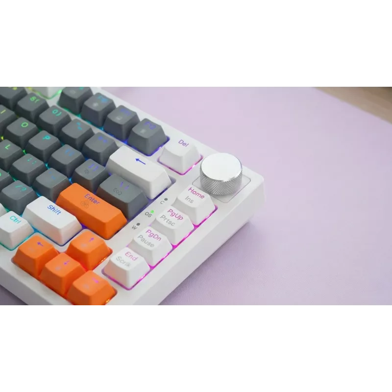 Savio ASTRAL WHITE JADE 3 COLOURS Teclado Gaming USB QWERTY US International