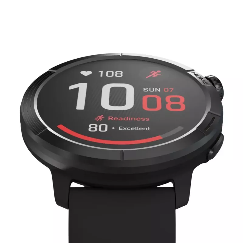 Relógio de pulso Stelio STSWA102BT Activ Pro GPS 46 mm caixa de titânio preta