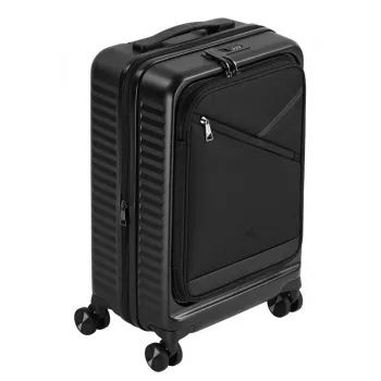 Trolley de cabina rígido Rivacase 20 polegadas modelo 8180, trolley para portátil com rodas