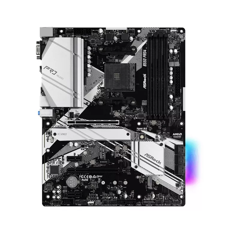 Placa-mãe ASRock B550 PRO4 AMD B550 Socket AM4 ATX