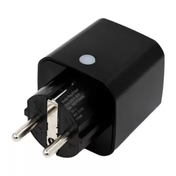 Tomada inteligente Shelly Plug PM Gen3 Matter 13A, preto