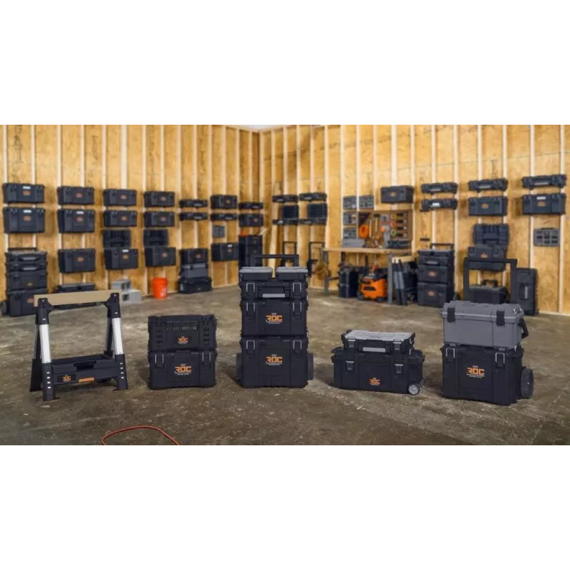 Conjunto com 3 caixas de ferramentas Roc Pro Gear 2,0 Keter