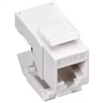 Wentronic Goobay CAT 6 KeyStone conector fêmea RJ45, UTP não blindado, 250 MHz – ligação: SNAP-IN sem ferramentas (95742)