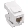 Wentronic Goobay CAT 6 KeyStone conector fêmea RJ45, UTP não blindado, 250 MHz – ligação: SNAP-IN sem ferramentas (95742)