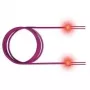 Cabo Patch Sacon EasyLan FO LED Premium, Duplex – Cabo Patch – SC Multimodo (M) para SC Multimodo (M) – 10 m – Fibra Ótica – Duplex – 50/125 µm – OM4 – violeta heather, RAL