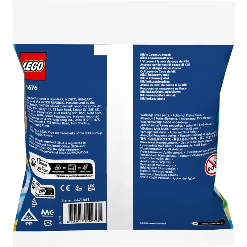 LEGO SONIC THE HEDGEHOG 30676 Ataque de Cocos do Kiki