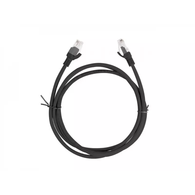 Cabo de rede Lanberg PCU6-10CC-0150-BK RJ-45 Cat6 1,5 m Preto