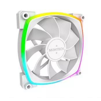 Ventoinha para caixa de computador Montech RX120 PWM 12 cm branco 3 unid.