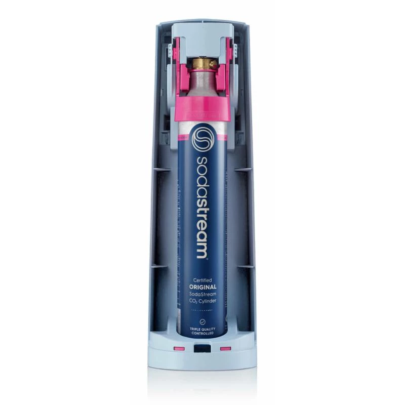 SodaStream máquina de gaseificar Terra azul-claro QC com CO2 e garrafa PET de 1L
